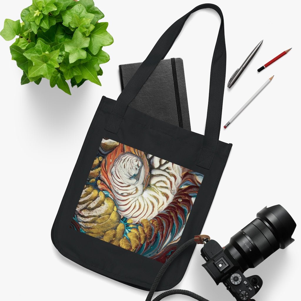 Spinning Like a Tornado Organic Canvas Tote Bag - Birdsong Lane Art