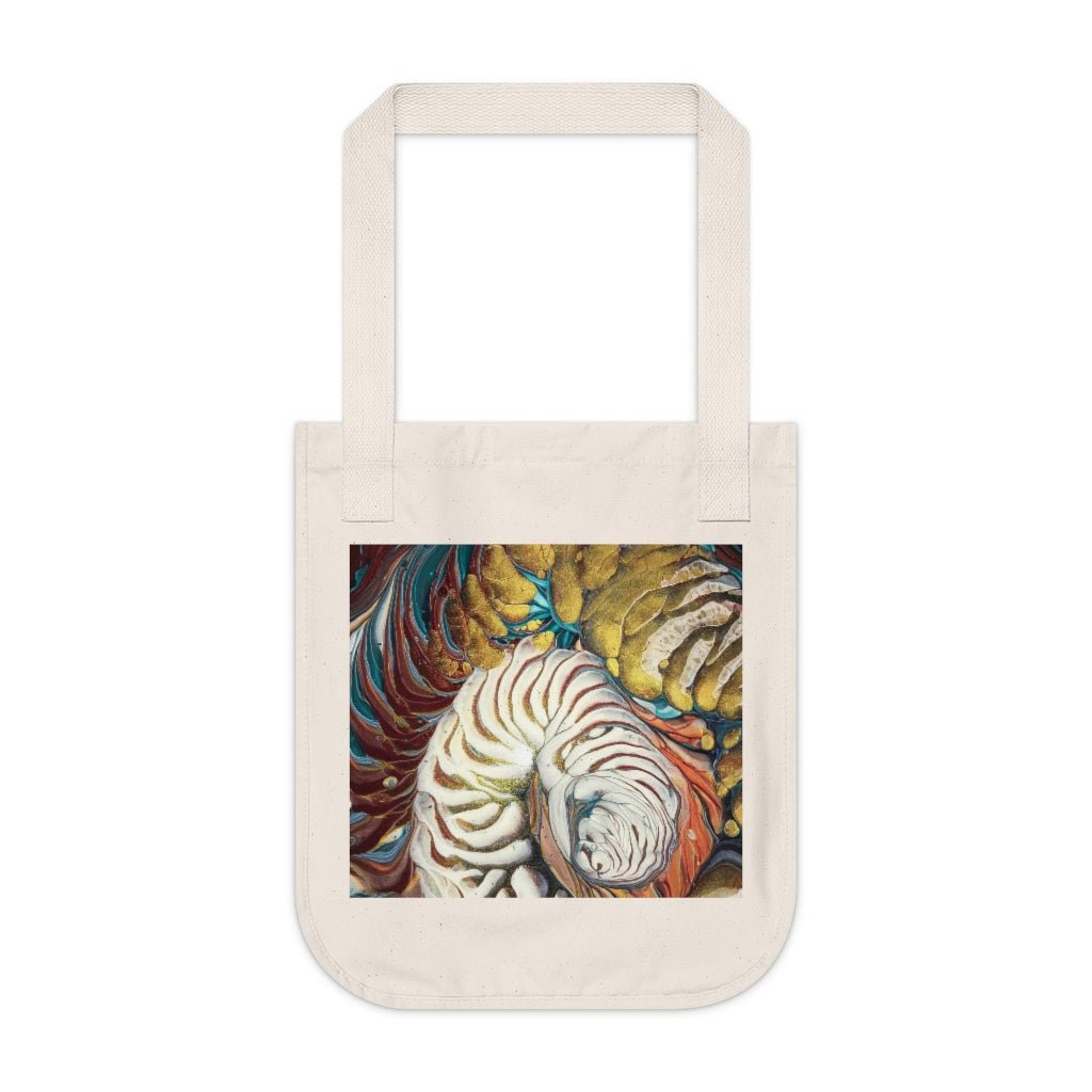 Spinning Like a Tornado Organic Canvas Tote Bag - Birdsong Lane Art