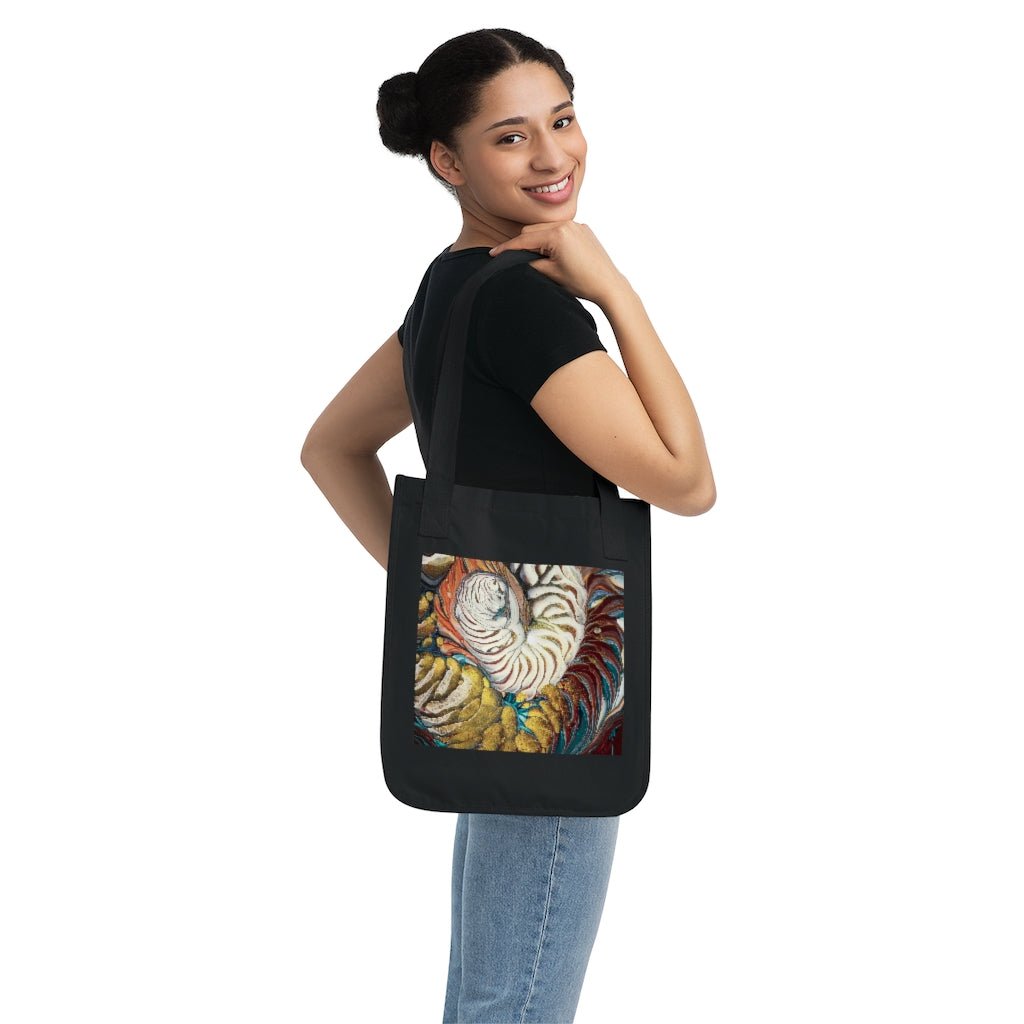 Spinning Like a Tornado Organic Canvas Tote Bag - Birdsong Lane Art
