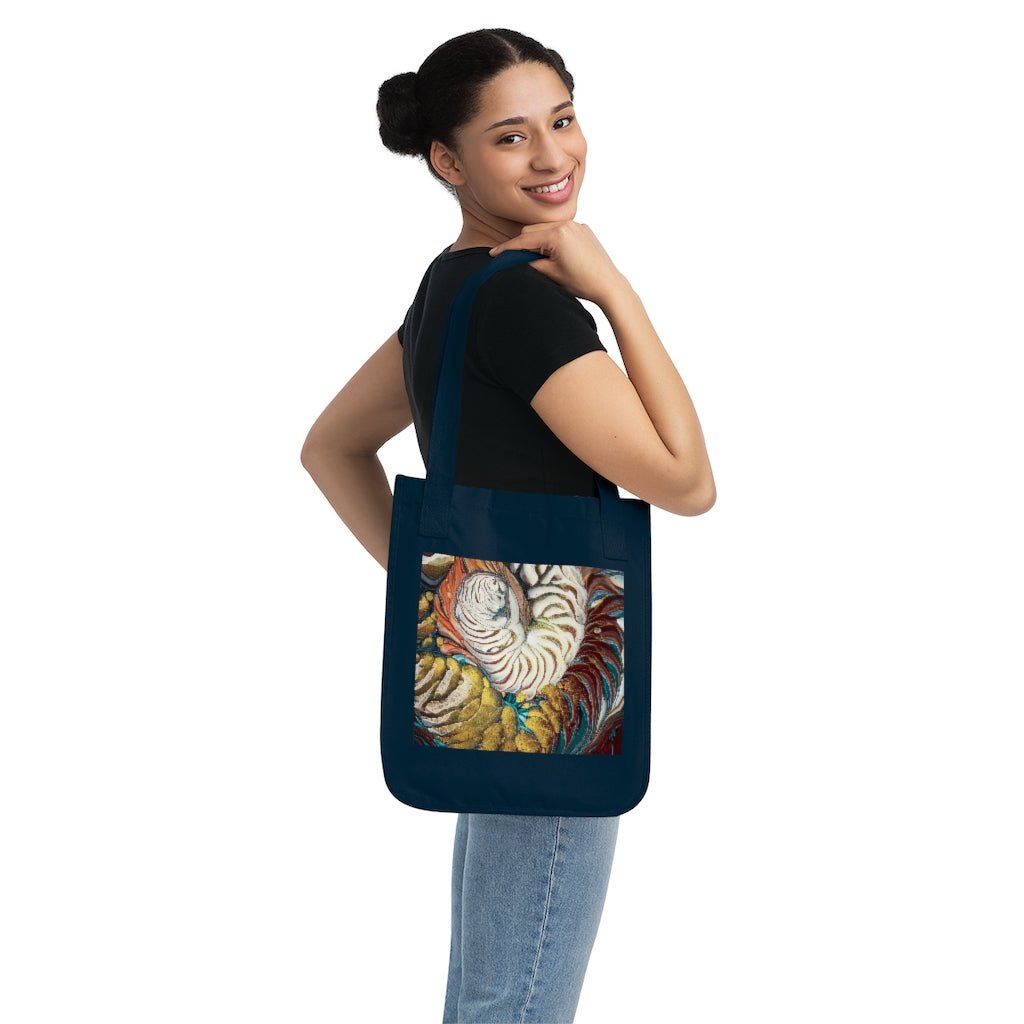 Spinning Like a Tornado Organic Canvas Tote Bag - Birdsong Lane Art