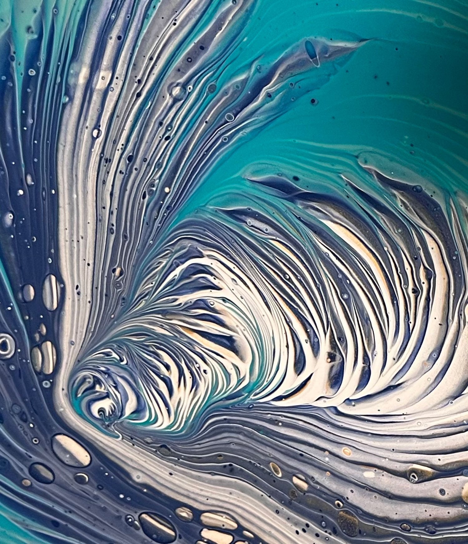 Water Tornado - 12x12 - Birdsong Lane Art